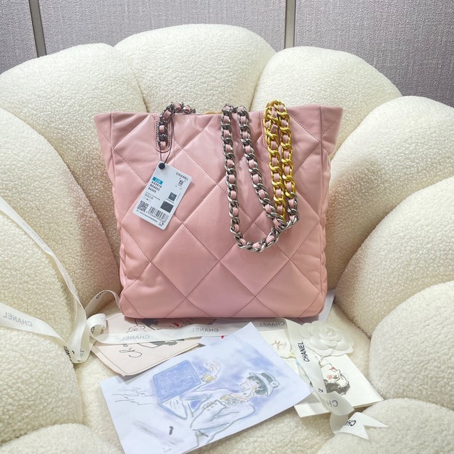 CHANEL 19 SHOPPING BAG AS3519 pink