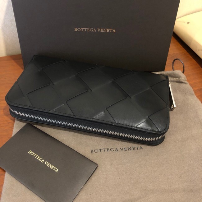 Bottega Veneta ZIP-AROUND WALLET 114076 black