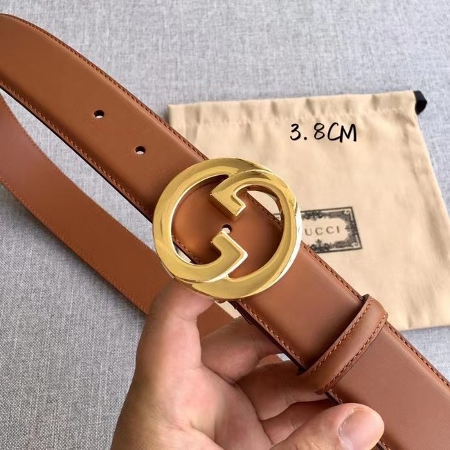 Gucci Blondie 38MM leather belt 703147-1