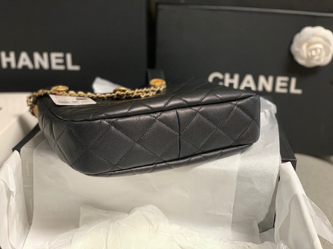 Chanel SMALL SHOPPING BAG AS3400 black