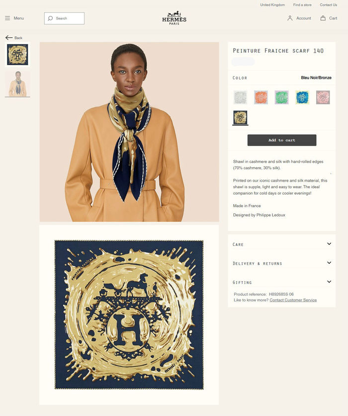 Hermes Scarf HEC00298