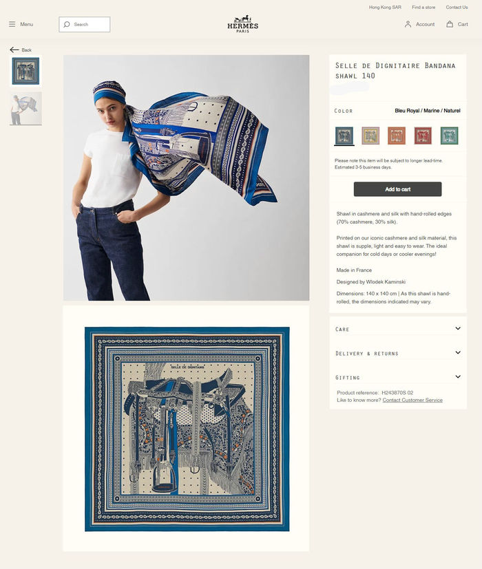 Hermes Scarf HEC00327