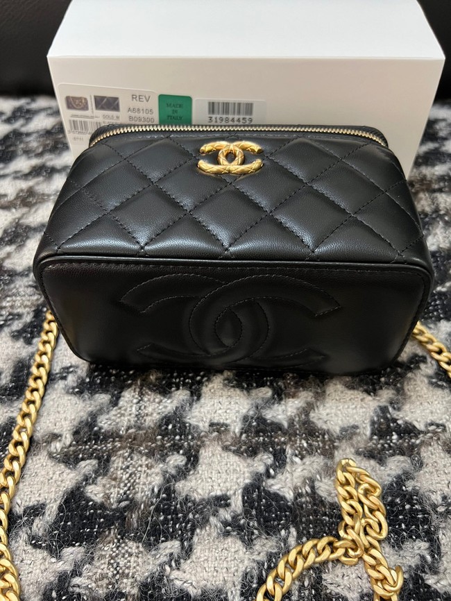 CHANEL VANITY WITH CHAIN 68106 Black