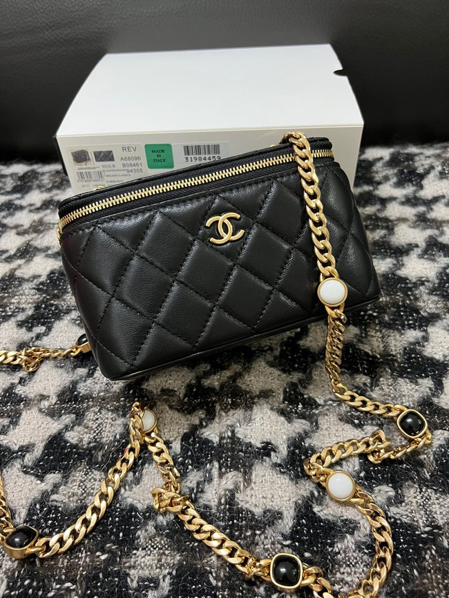 CHANEL VANITY WITH CHAIN AP2937 black