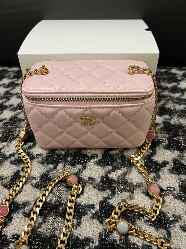 CHANEL VANITY WITH CHAIN AP2937 pink