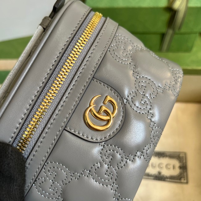 Gucci GG Matelasse top handle mini bag 723770 Grey