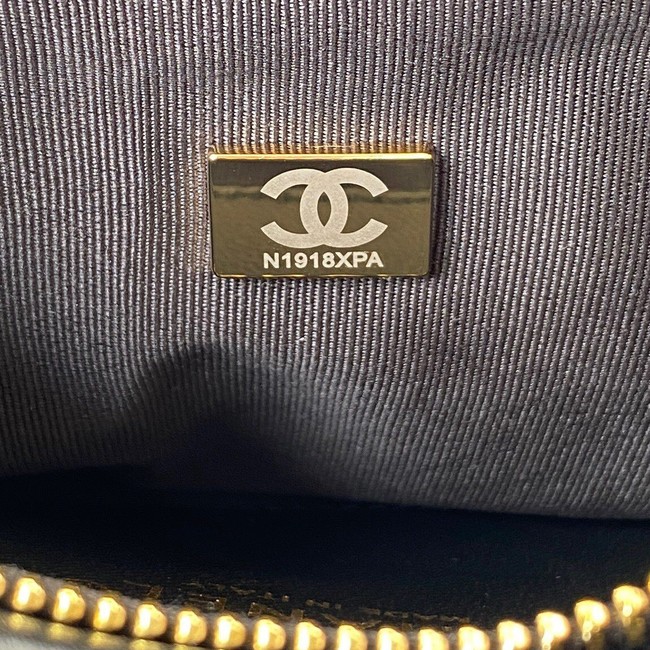 Chanel SMALL BAG Lambskin & Gold-Tone Metal AS3562 BLACK