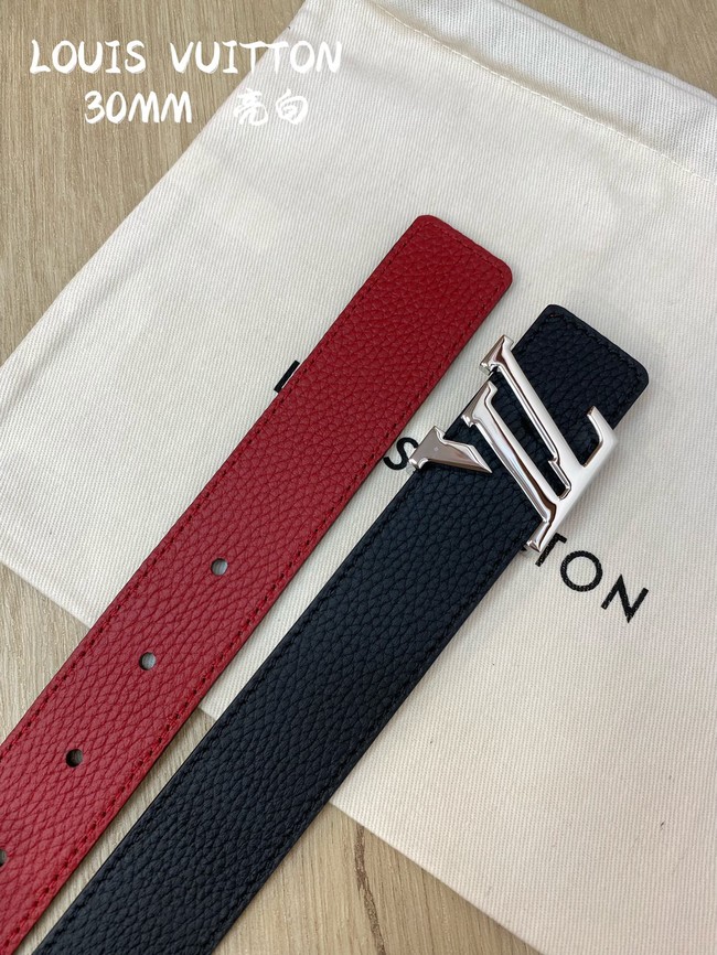 Louis Vuitton 30MM Leather Belt 7097-3