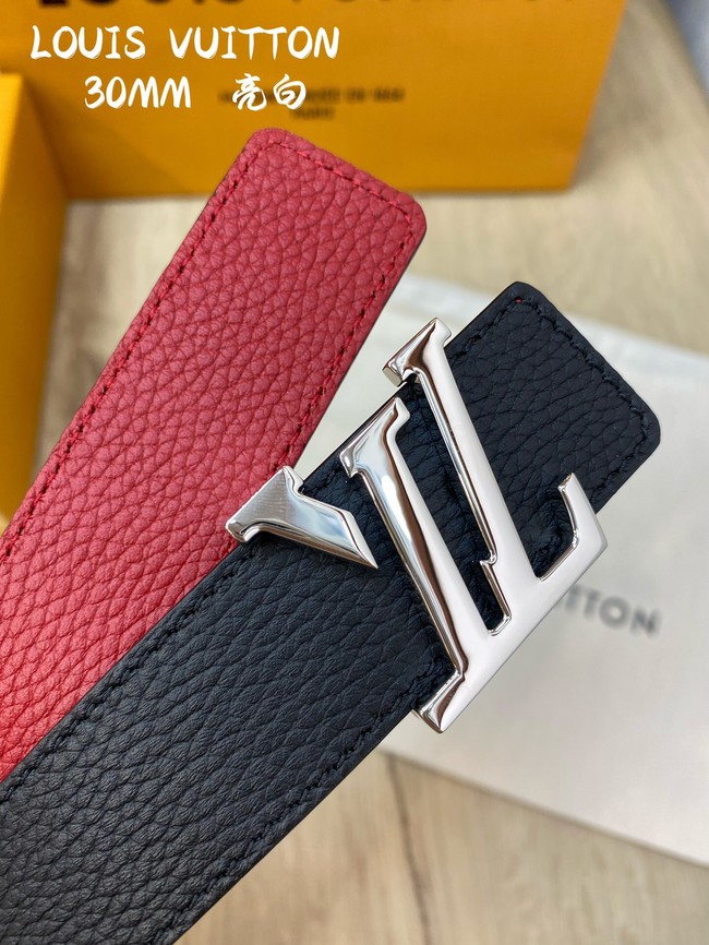 Louis Vuitton 30MM Leather Belt 7097-3