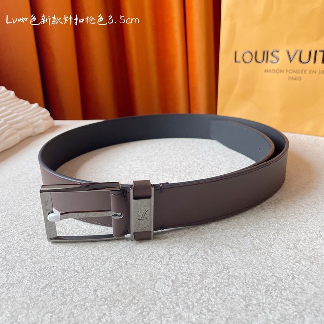 Louis Vuitton 35MM Leather Belt 7098-1