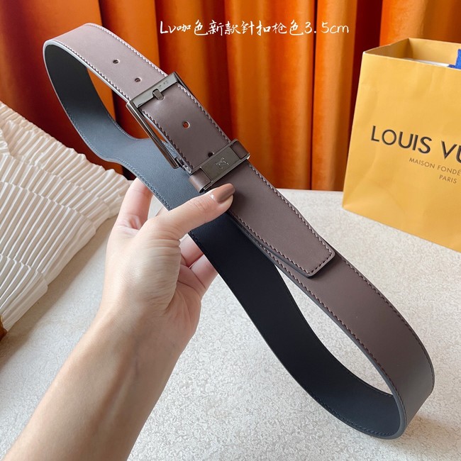 Louis Vuitton 35MM Leather Belt 7098-1