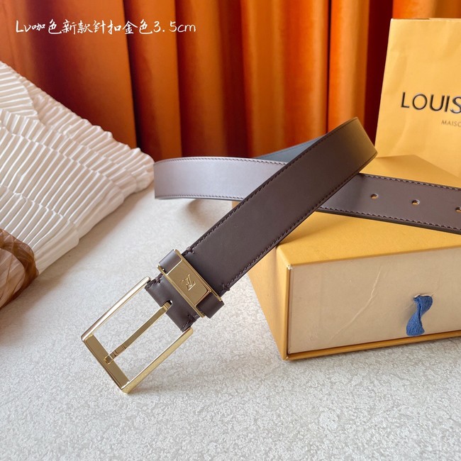 Louis Vuitton 35MM Leather Belt 7098-2