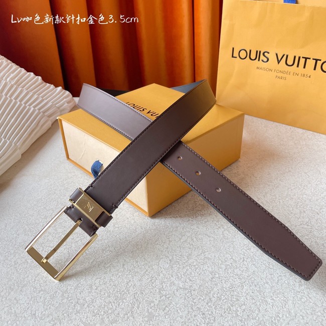 Louis Vuitton 35MM Leather Belt 7098-2