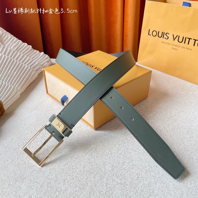 Louis Vuitton 35MM Leather Belt 7098-5