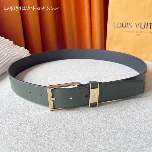 Louis Vuitton 35MM Leather Belt 7098-5