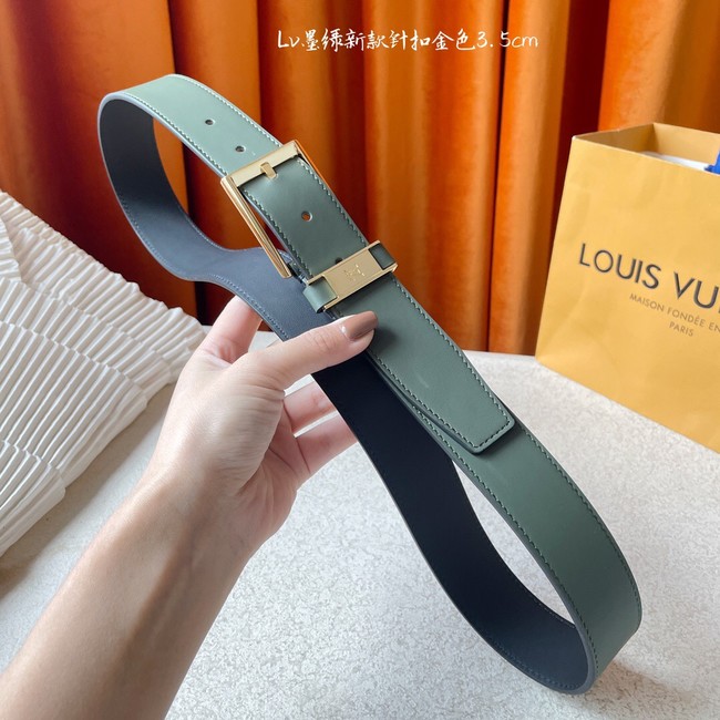 Louis Vuitton 35MM Leather Belt 7098-5