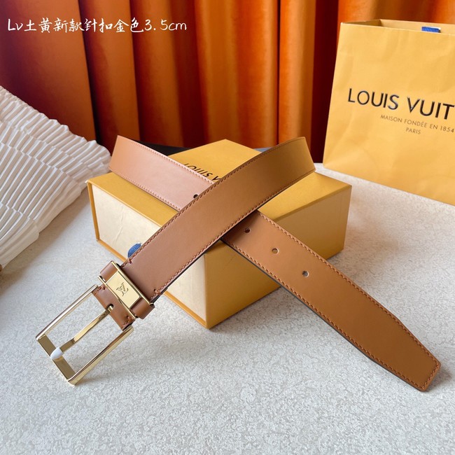 Louis Vuitton 35MM Leather Belt 7098-8