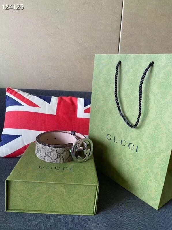 Gucci 30MM Leather Belt 7107-1