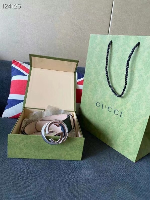 Gucci 30MM Leather Belt 7107-1