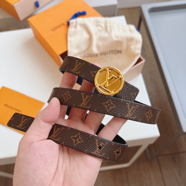 Louis Vuitton 20MM Leather Belt 7108-1