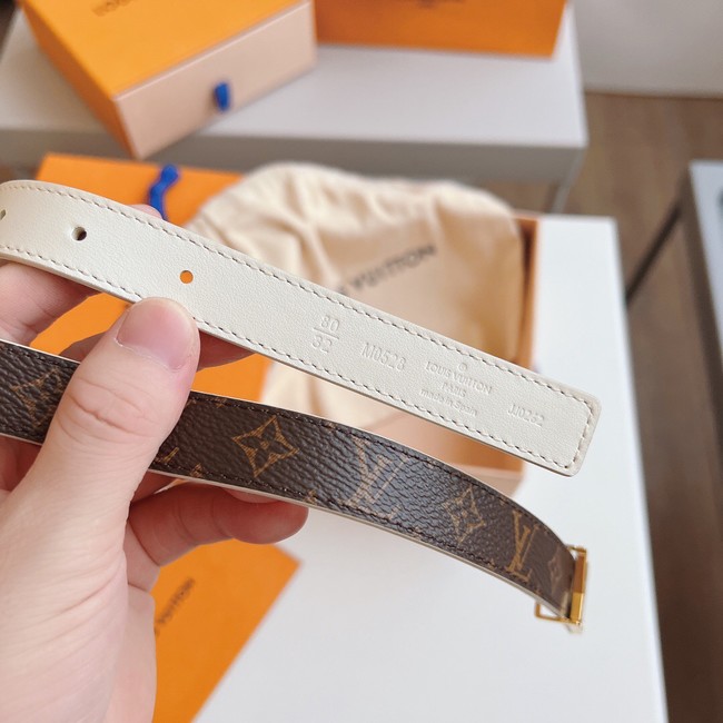 Louis Vuitton 20MM Leather Belt 7108-5