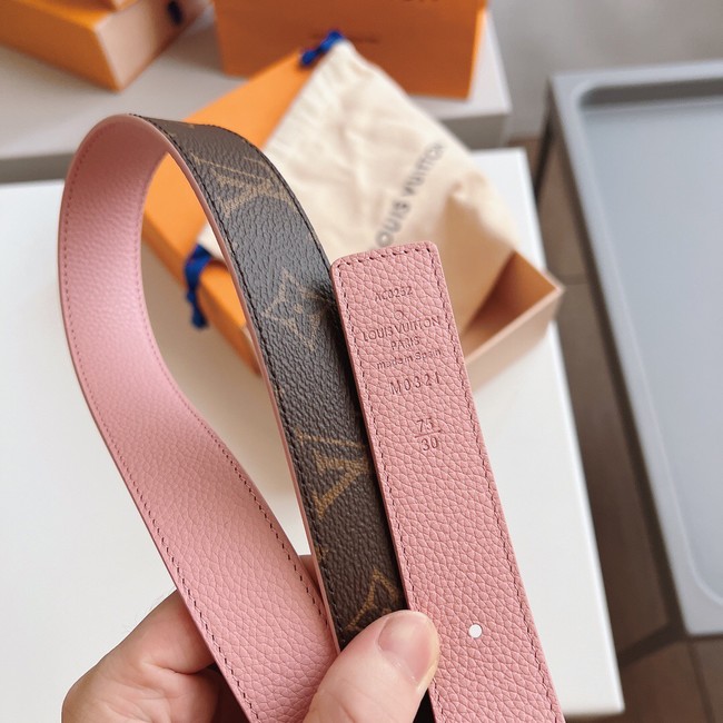 Louis Vuitton 20MM Leather Belt 7108-6