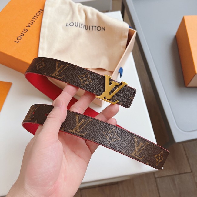 Louis Vuitton 30MM Leather Belt 7109-3