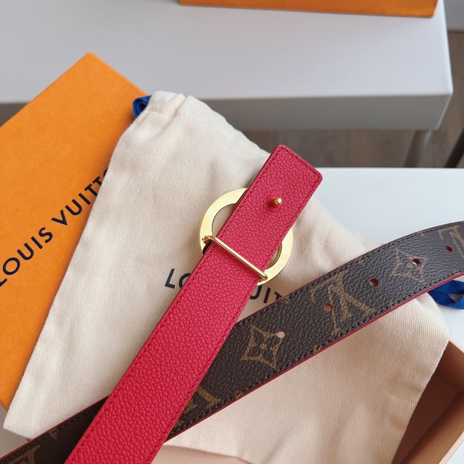 Louis Vuitton 30MM Leather Belt 7109-7