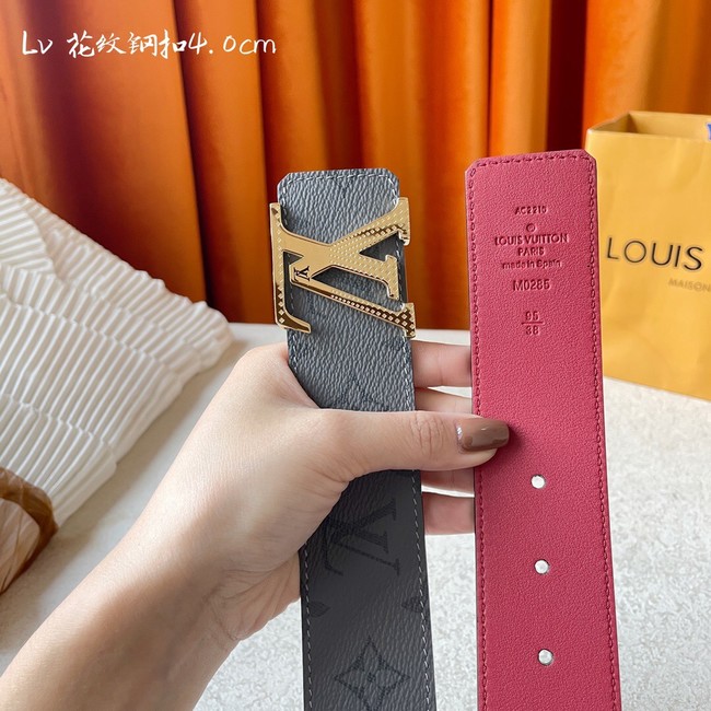 Louis Vuitton 40MM Leather Belt 7100-1