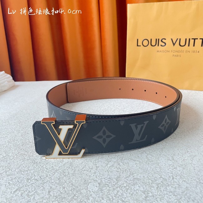 Louis Vuitton 40MM Leather Belt 7100-3