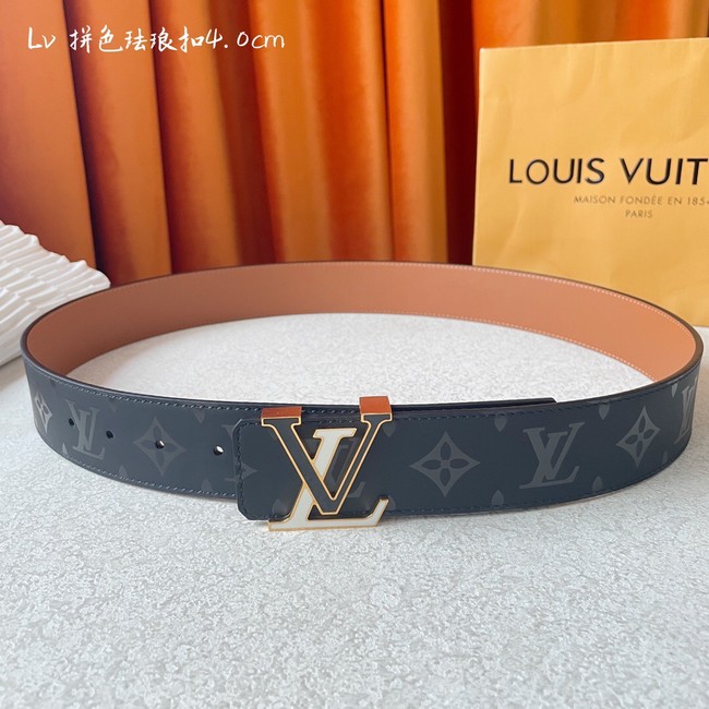 Louis Vuitton 40MM Leather Belt 7100-3