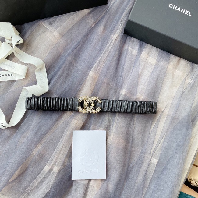 Chanel 30MM Leather Belt 7114-2