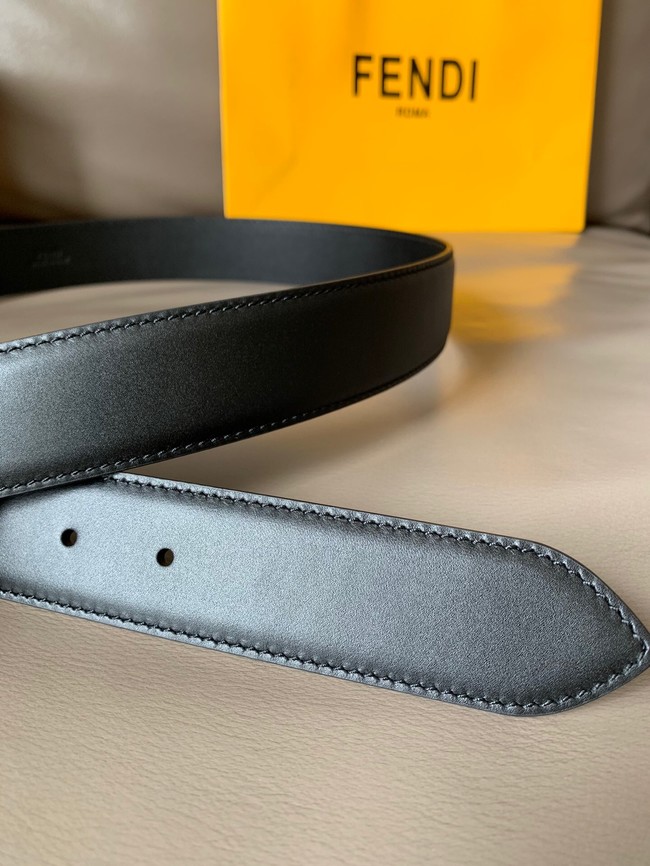 Fendi 34MM Leather Belt 7113-1