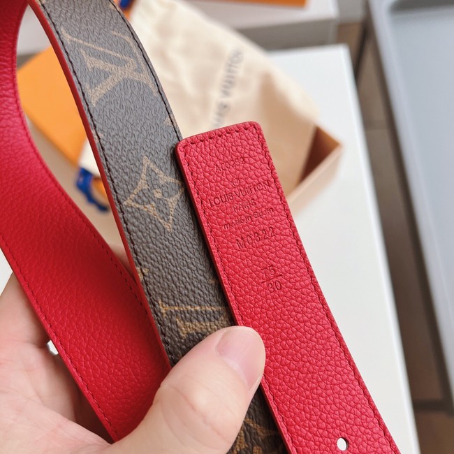 Louis Vuitton 30MM Leather Belt 7109-12