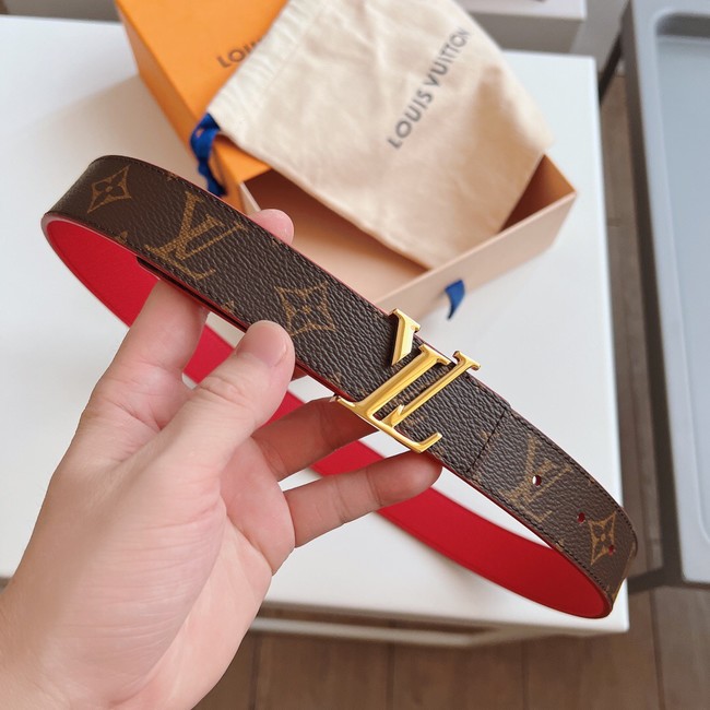 Louis Vuitton 30MM Leather Belt 7109-13