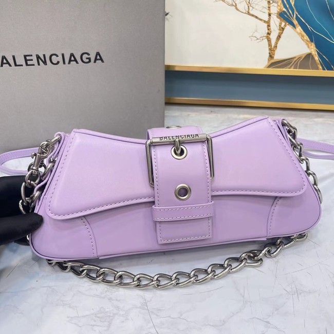 Balenciaga HOURGLASS SMALL TOP HANDLE BAG 6088 purple