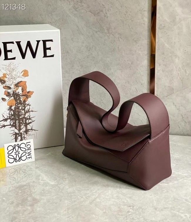 Loewe Original Leather Bag LE10188 Burgundy