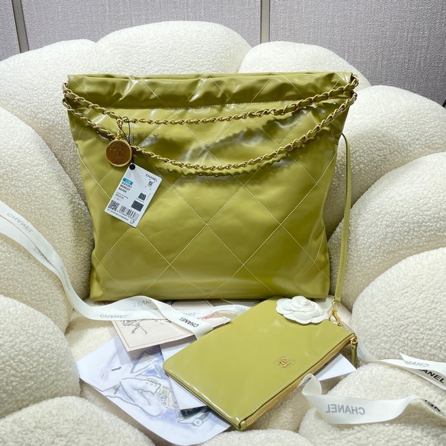 CHANEL 22 HANDBAG AS3260 lemon