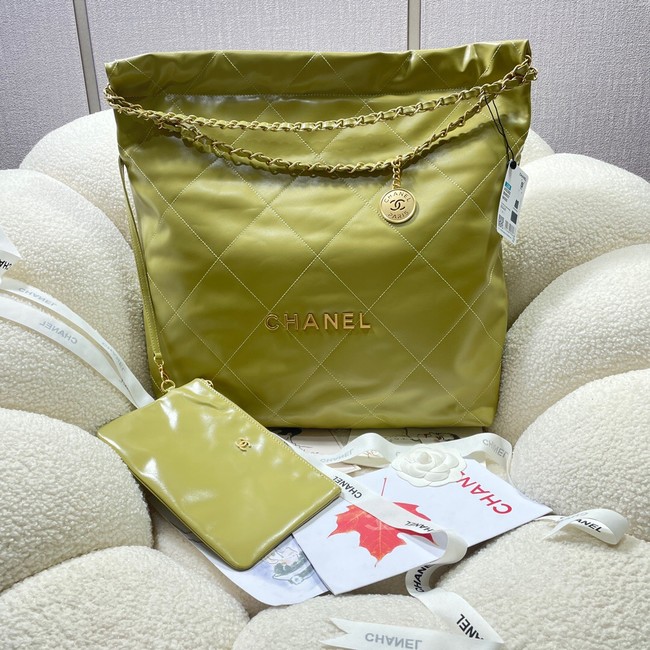 CHANEL 22 HANDBAG AS3262 lemon