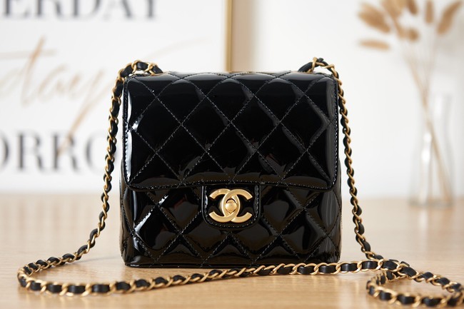 Chanel MINI FLAP BAG AS3647 black