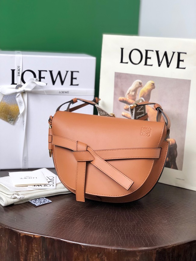 Loewe small Crossbody Bags Original Leather 8087 caramel