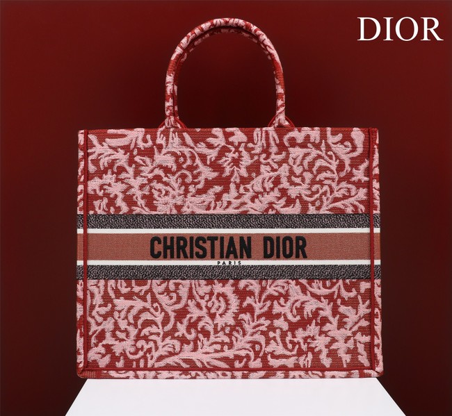 LARGE DIOR BOOK TOTE Embroidery M1297ZRU-1