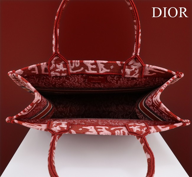 MEDIUM DIOR BOOK TOTE Embroidery M1296ZRU-1