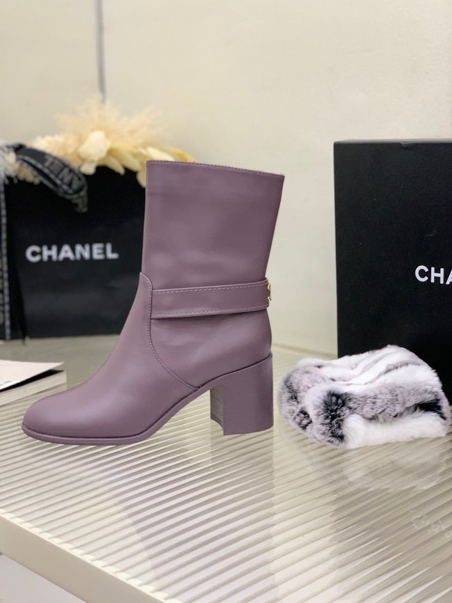 Chanel ANKLE BOOTS Heel height 6.5CM 91014-1