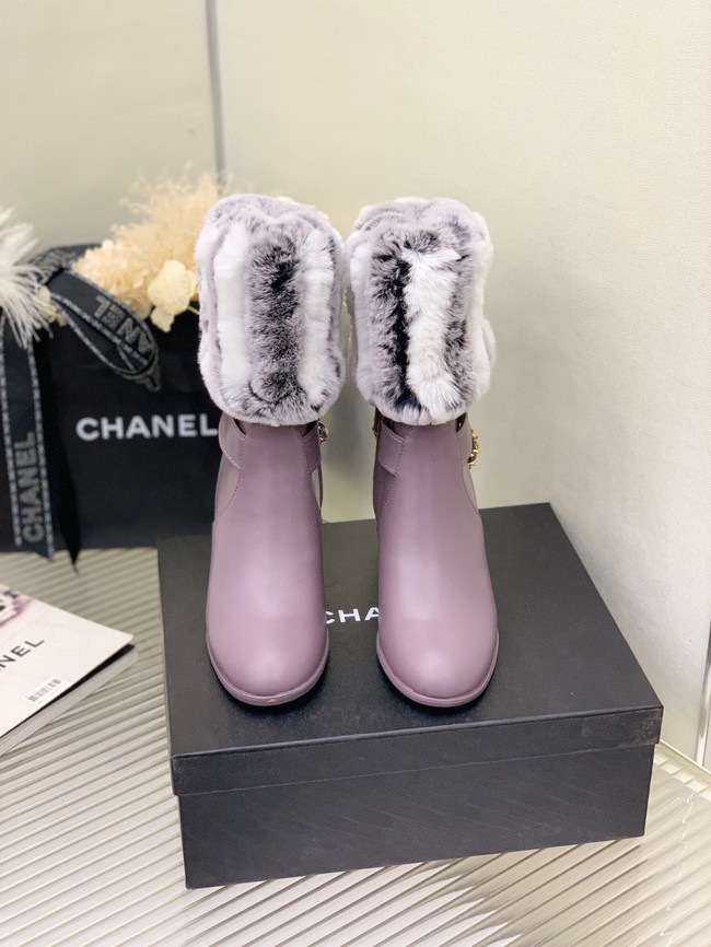 Chanel ANKLE BOOTS Heel height 6.5CM 91014-1