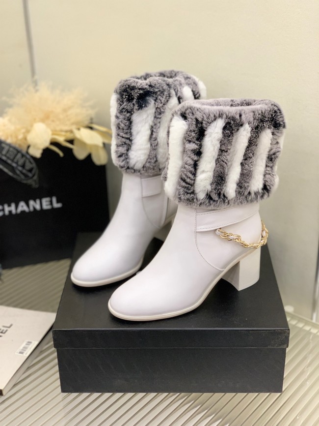 Chanel ANKLE BOOTS Heel height 6.5CM 91014-3