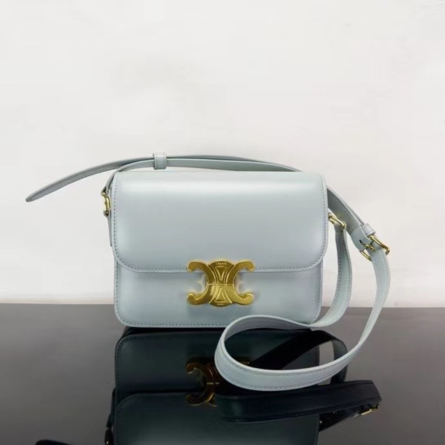 Celine TEEN CLASSIC BAG CALFSKIN 187366 LIGHT BLUE