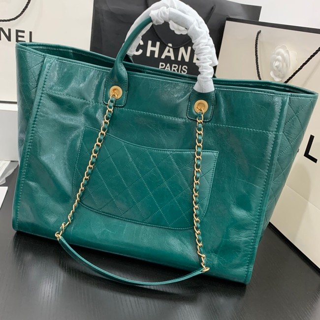 Chanel LARGE SHOPPING BAG A66941 green