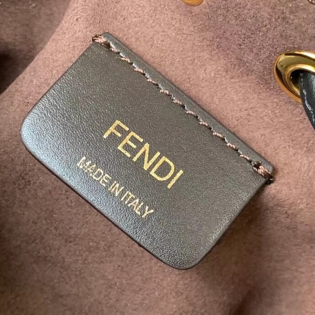 FENDI Mon Tresor leather mini-bag 8BS010 black