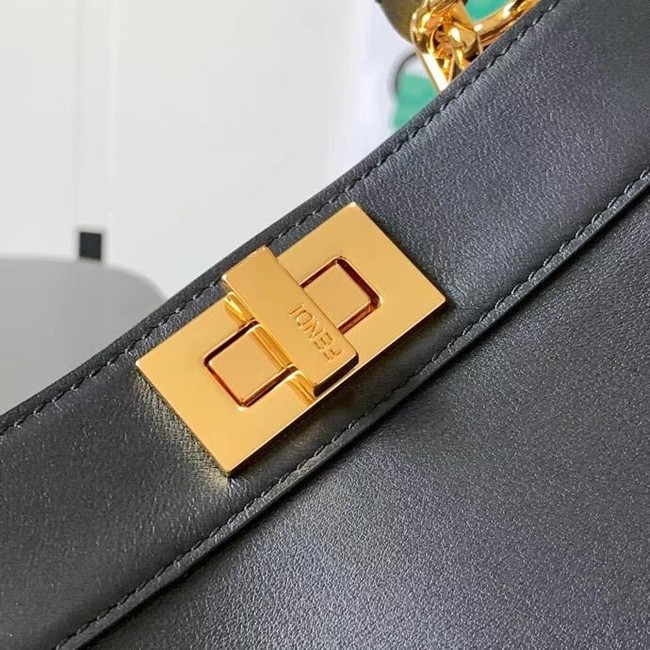 Fendi Peekaboo Iseeu Small leather bag 8BN327A black